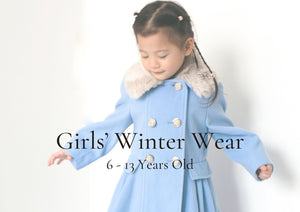 Girls Winter Wear 6-13 Years Old