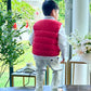 Patchouli Unisex Red Puffer Vest