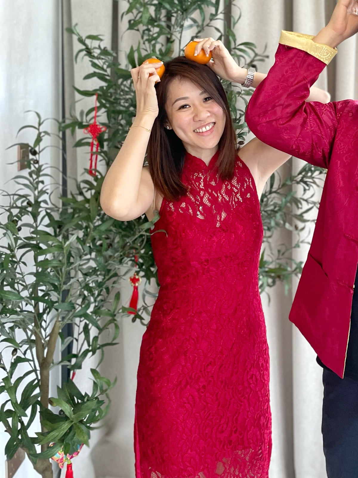 Lydia Red Cheongsam (Loved) by Ms Soignee