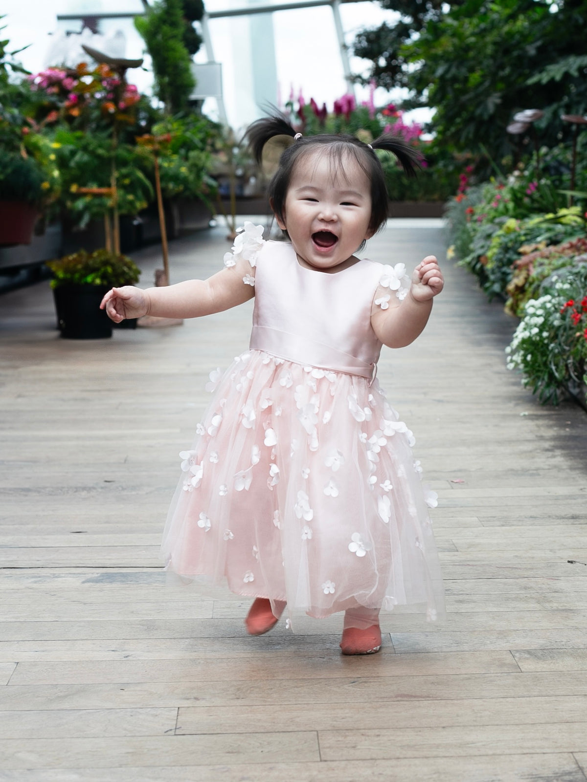 Amrita Pink Flower Dress