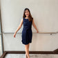Harriet Navy Bubble Dress (Loved) by Pois