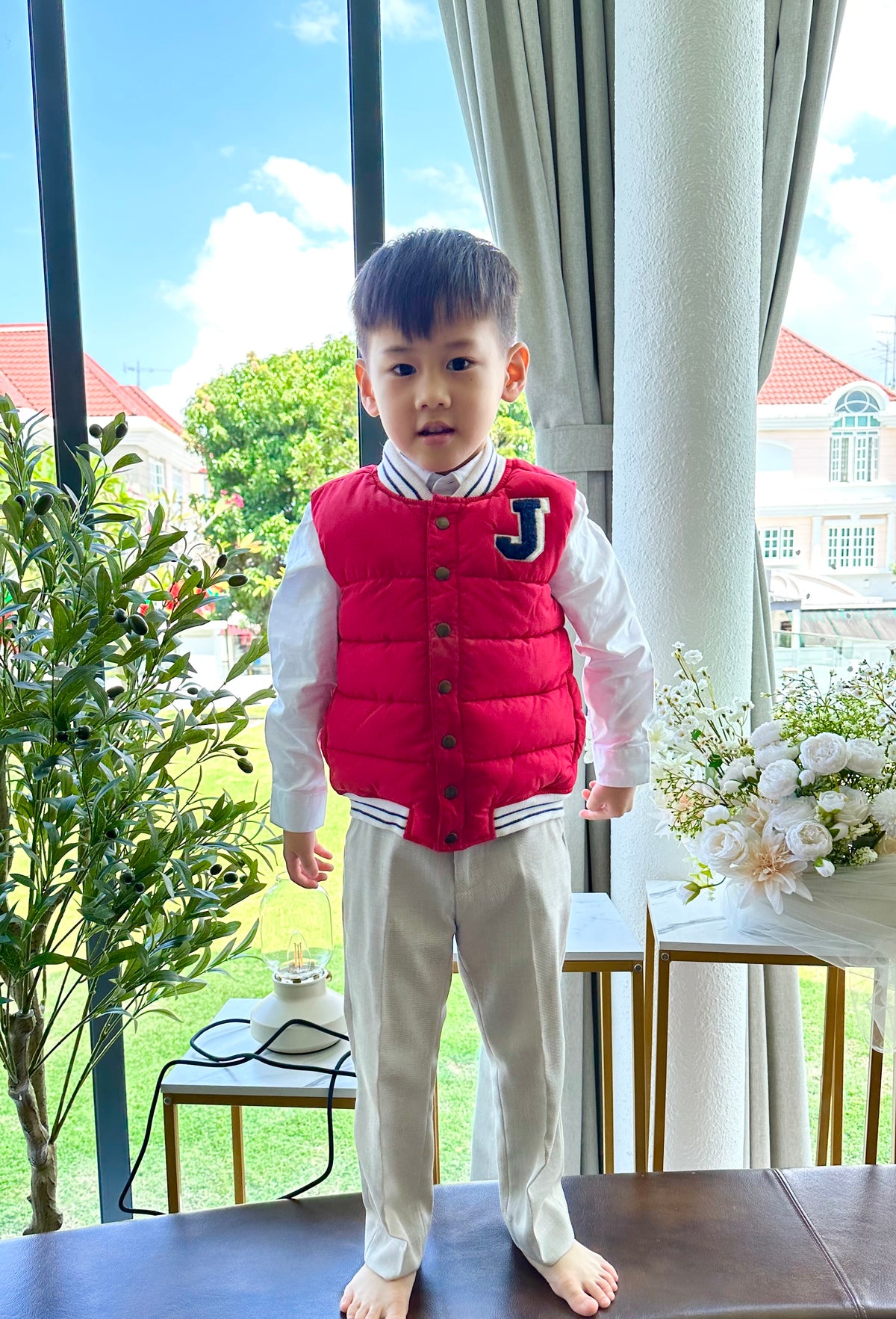 Patchouli Unisex Red Puffer Vest