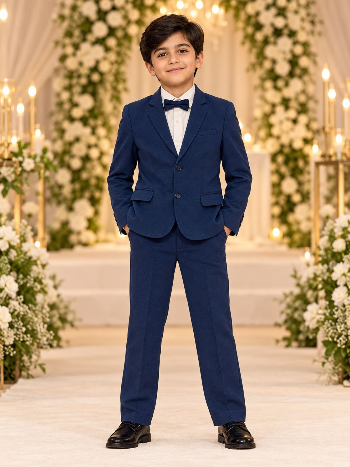 Callahan Navy Blazer Vest Suit (Loved)