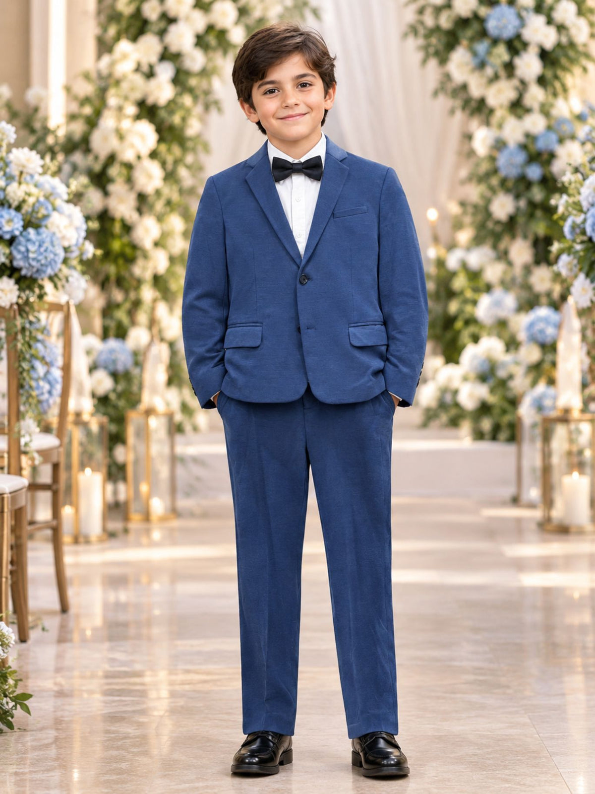 Callahan Navy Blazer Vest Suit (Loved)