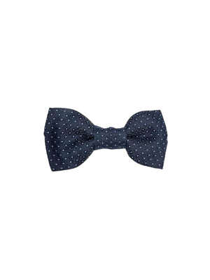 Cyrus Blue Polka Dot Bow Tie