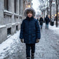 Douglas Navy Waterproof Parka Coat