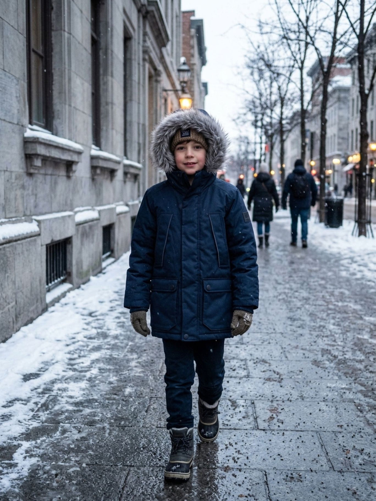 Douglas Navy Waterproof Parka Coat