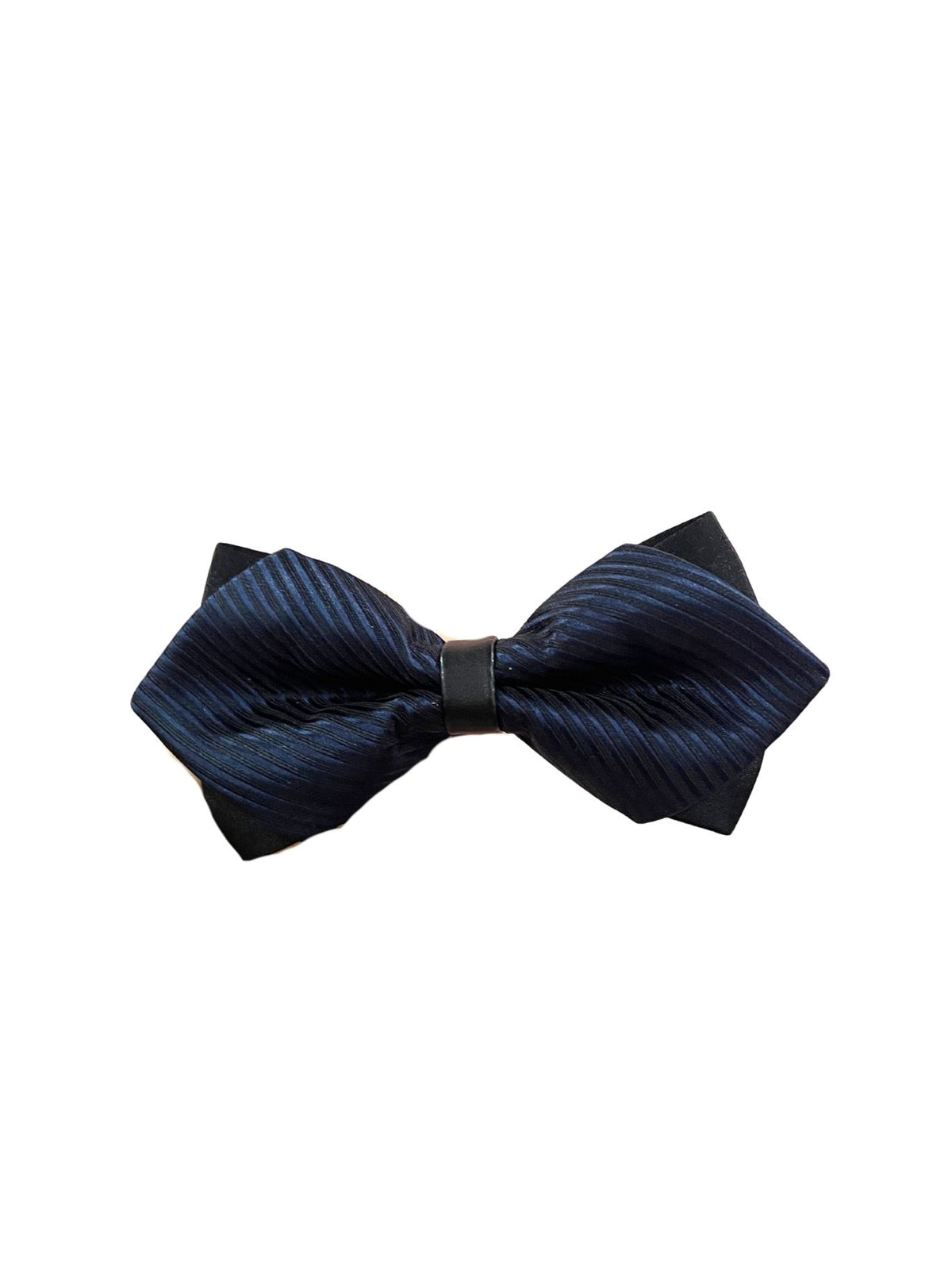 Eames Navy Pointed Bow Tie