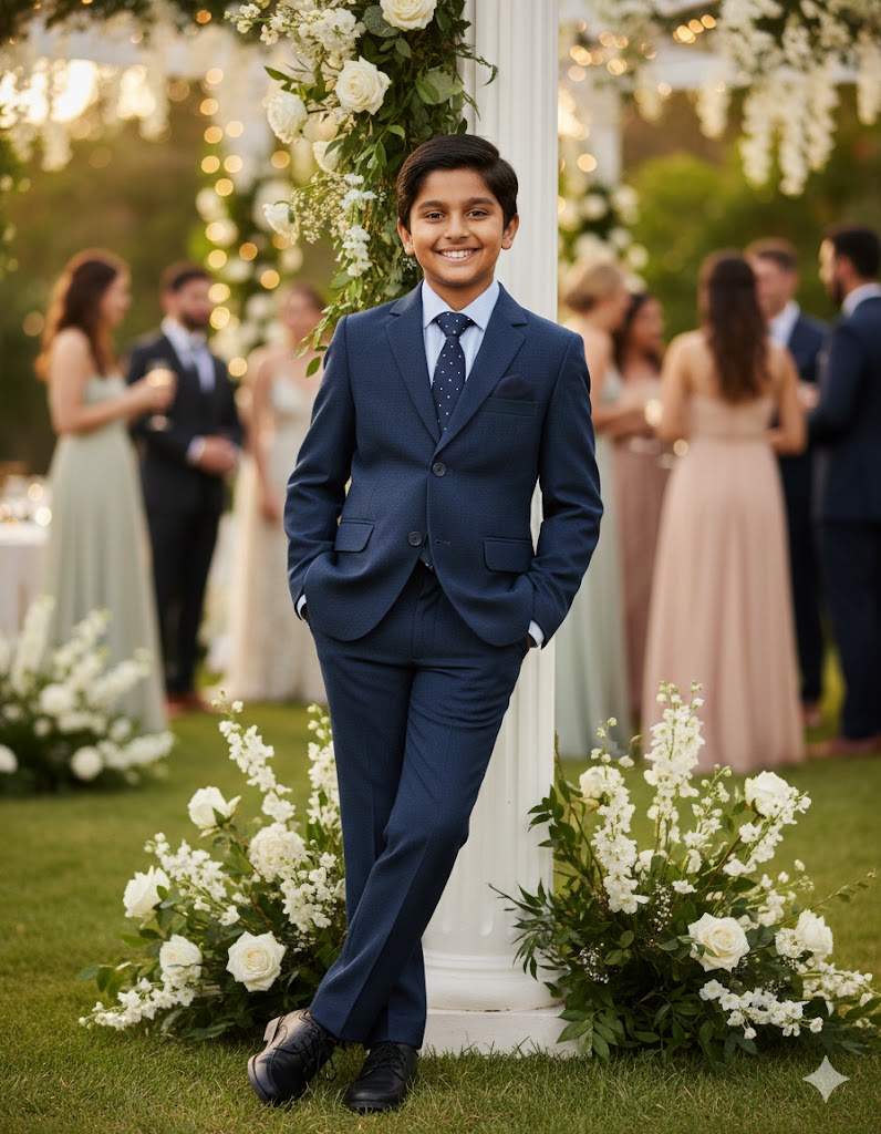 Edward Navy Blazer & Vest Suit