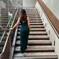 Hailey Green Slit Dress (Loved)