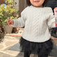 Frost Ecru Unisex Knit Sweater