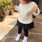Frost Ecru Unisex Knit Sweater