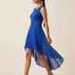 Jaci Blue High Low Dress (Loved) by Bebe