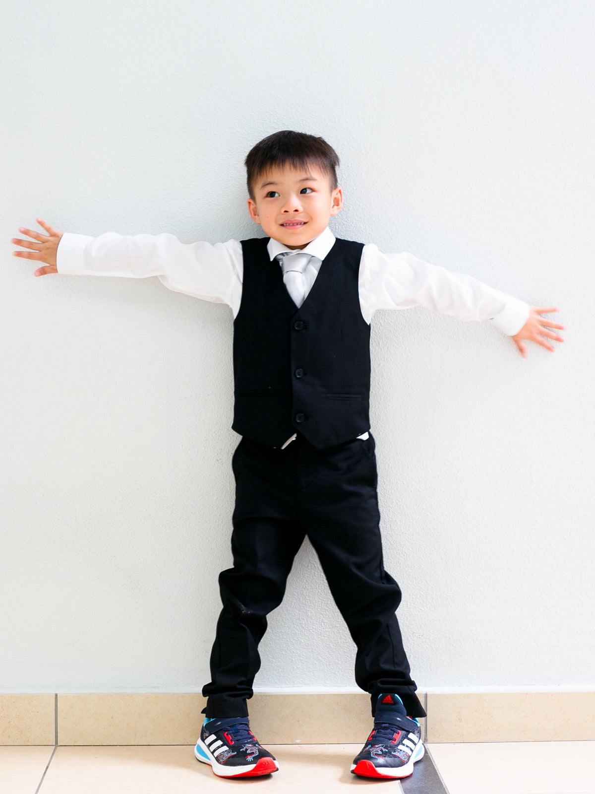 Vance Black Vest Suit
