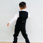 Vance Black Vest Suit
