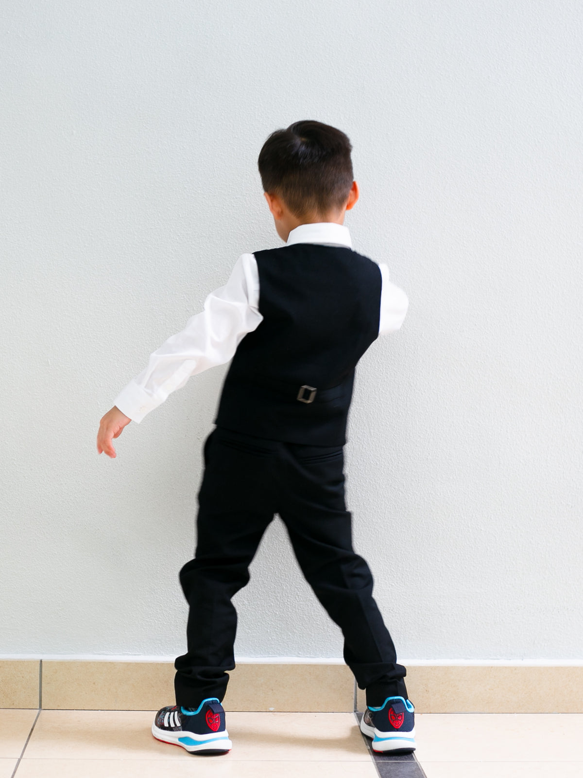 Vance Black Vest Suit