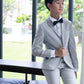 Aster Grey Blazer Suit Set