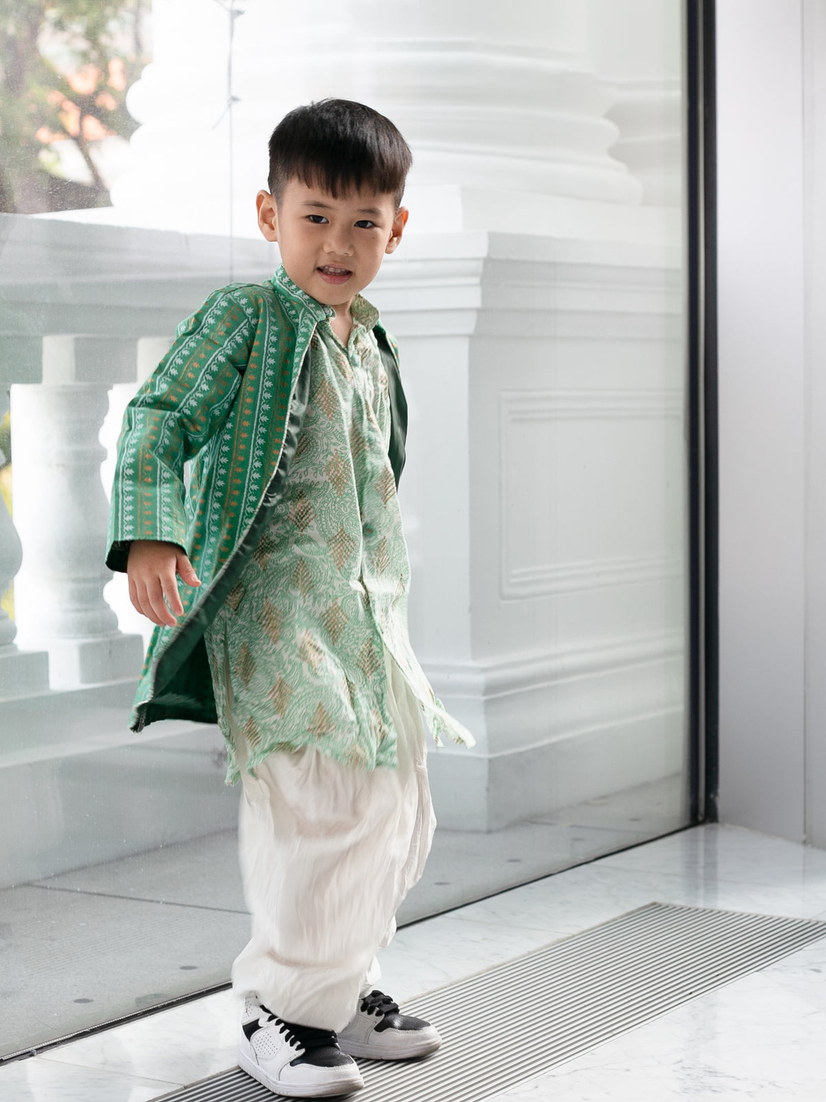 Gaurik Green Deepavali Racial Harmony Costume