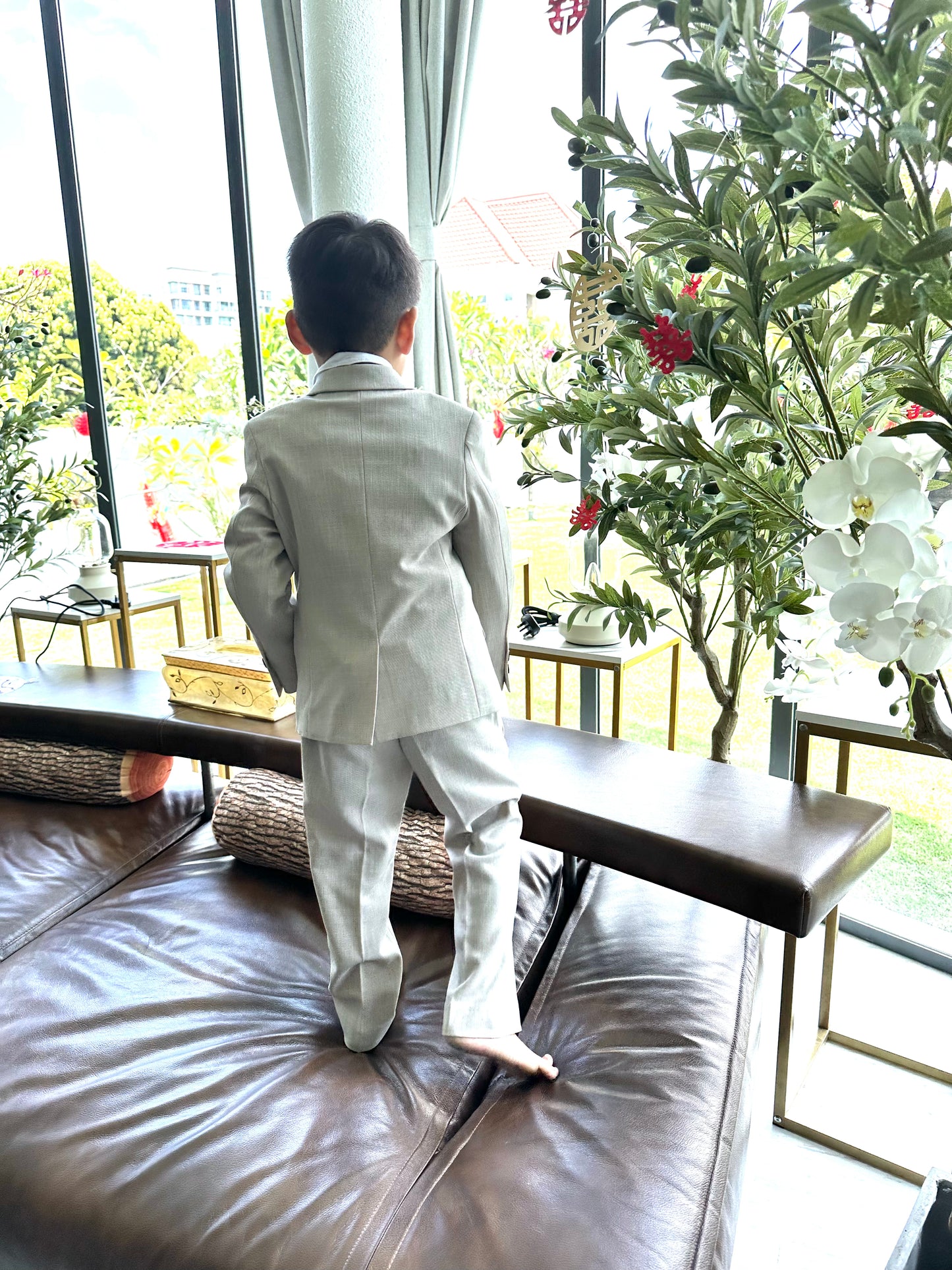 Ruben Beige Blazer Suit