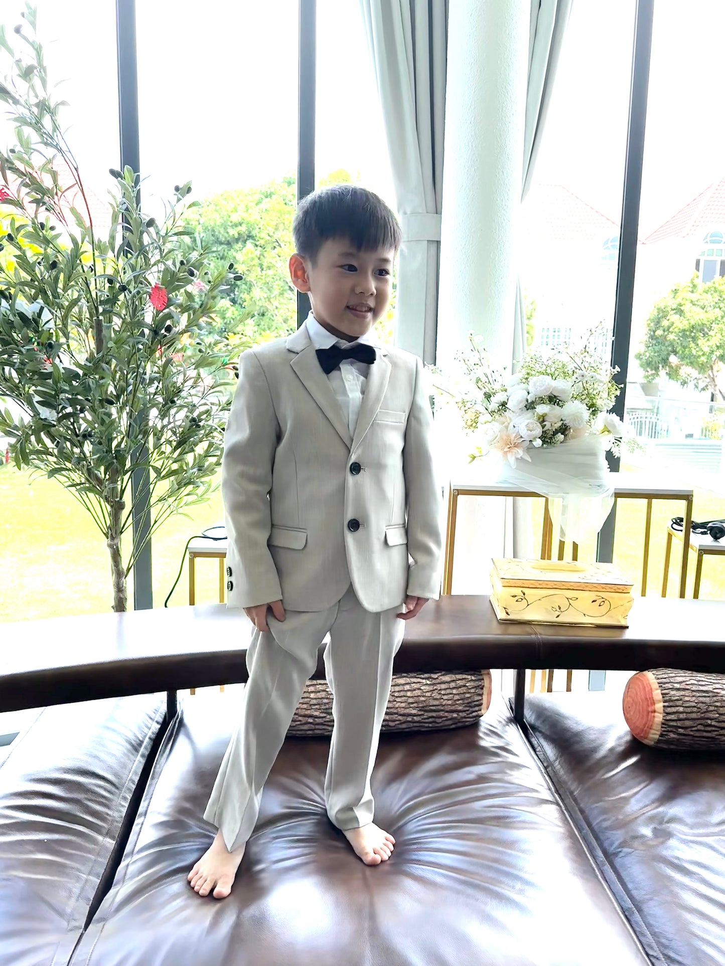 Ruben Beige Blazer Suit