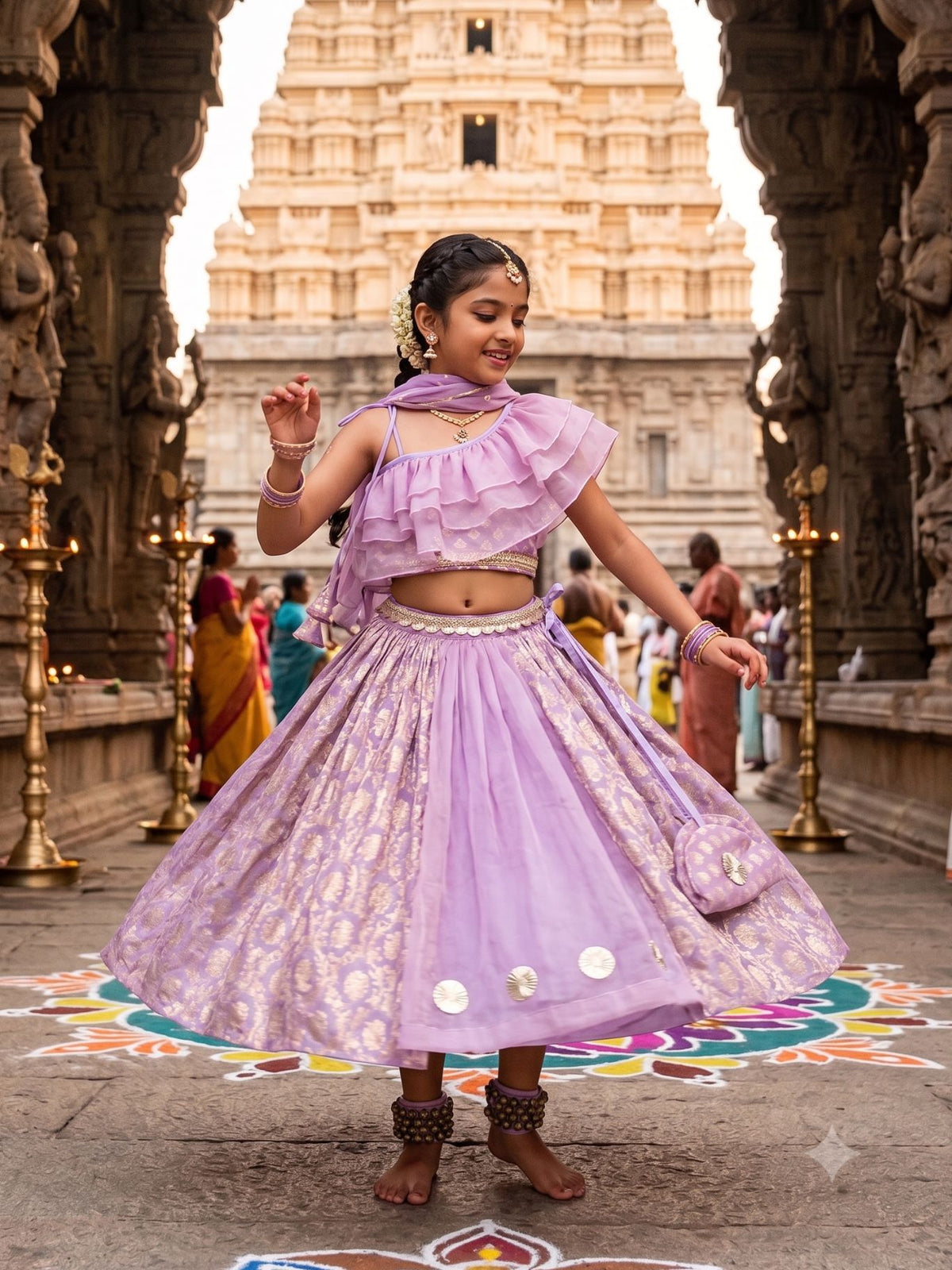 Ira Pastel Indian Costume
