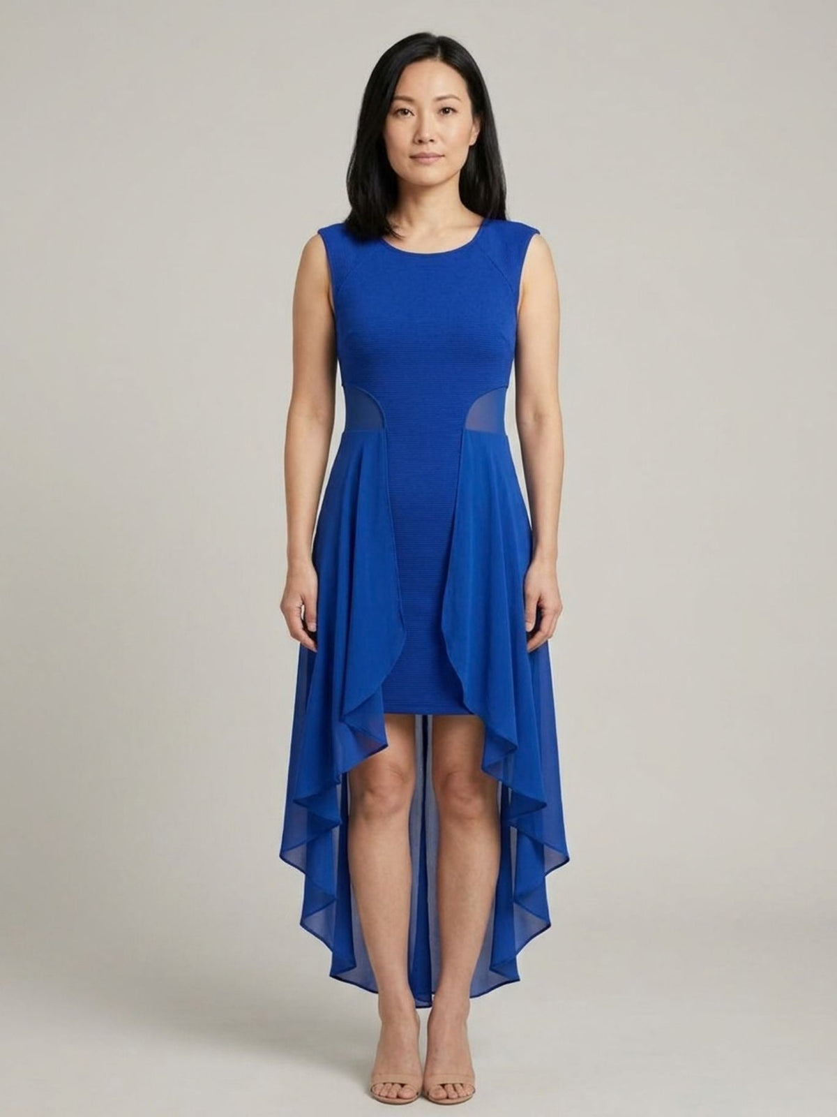 Jaci Blue High Low Dress (Loved) by Bebe