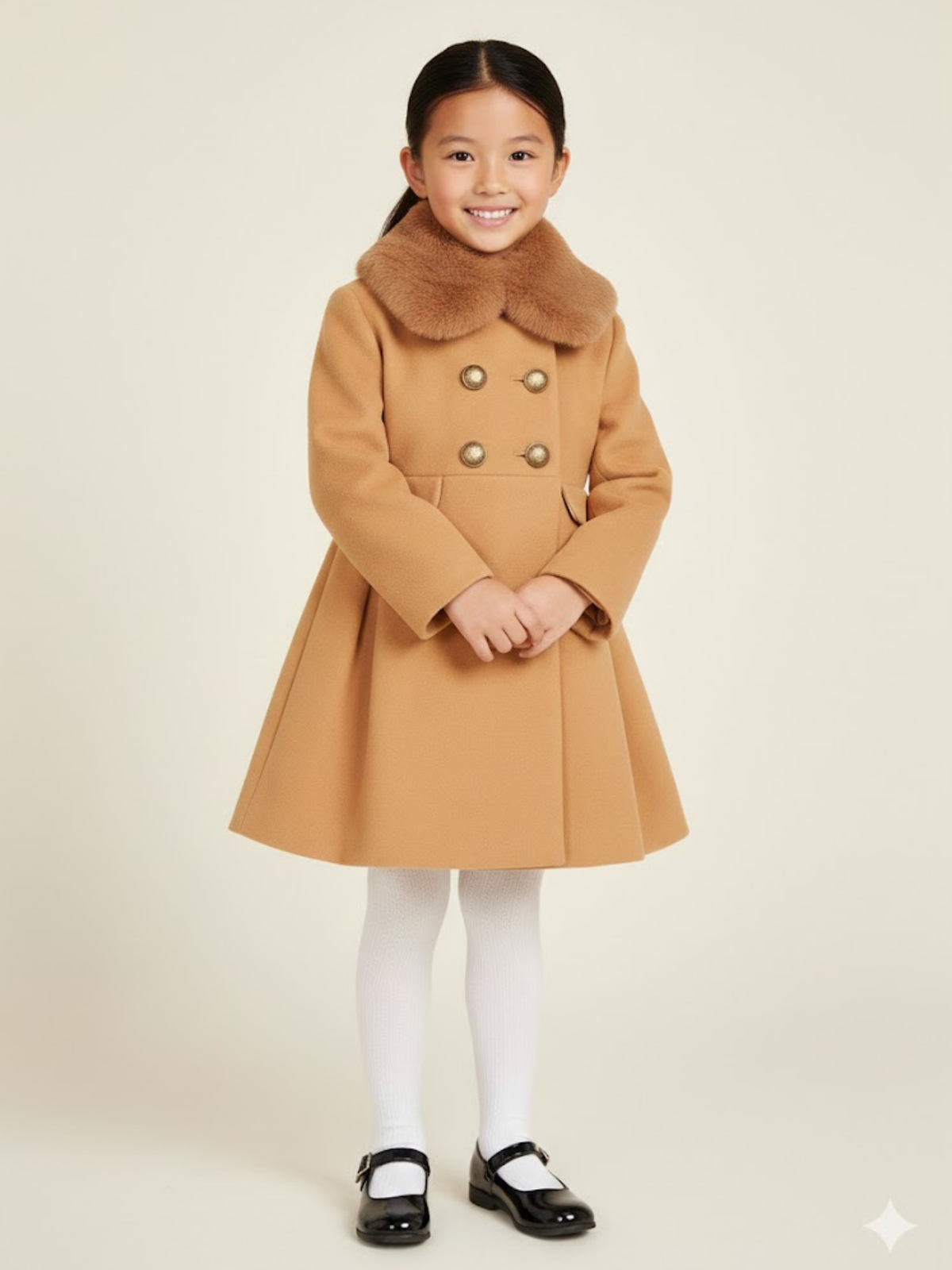 Kaira Caramel Trench Coat