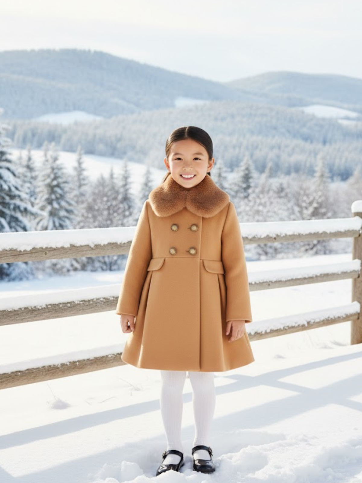 Kaira Caramel Trench Coat