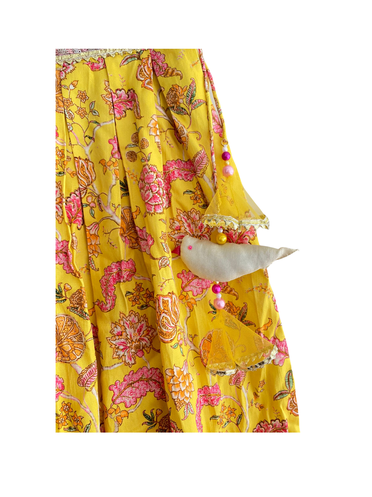 Kashvi Yellow Bubble Dress