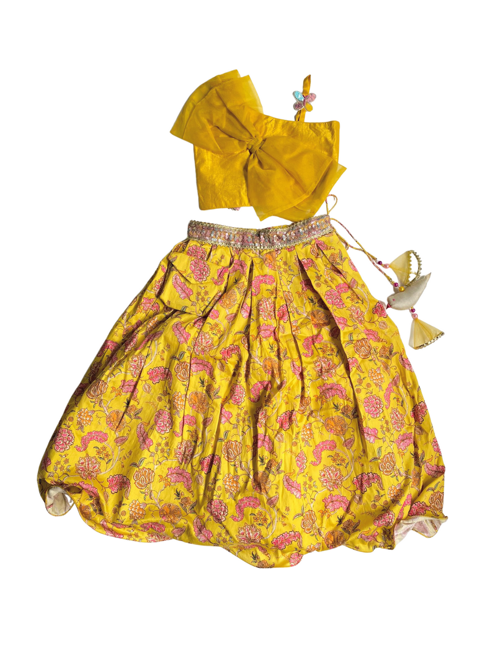 Kashvi Yellow Bubble Dress