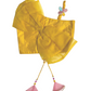 Kashvi Yellow Bubble Dress