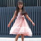 Brylee Pink Roses Dress