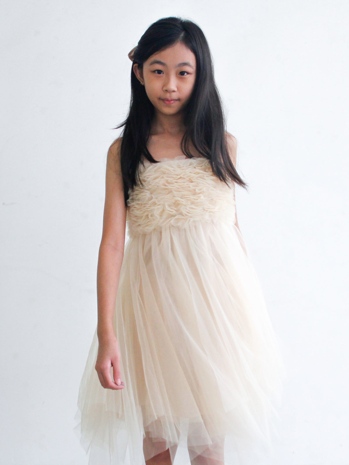 Chantilly Champagne Dress