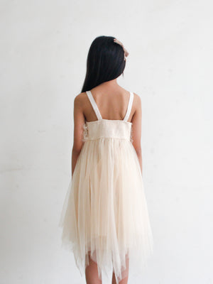 Chantilly Champagne Dress