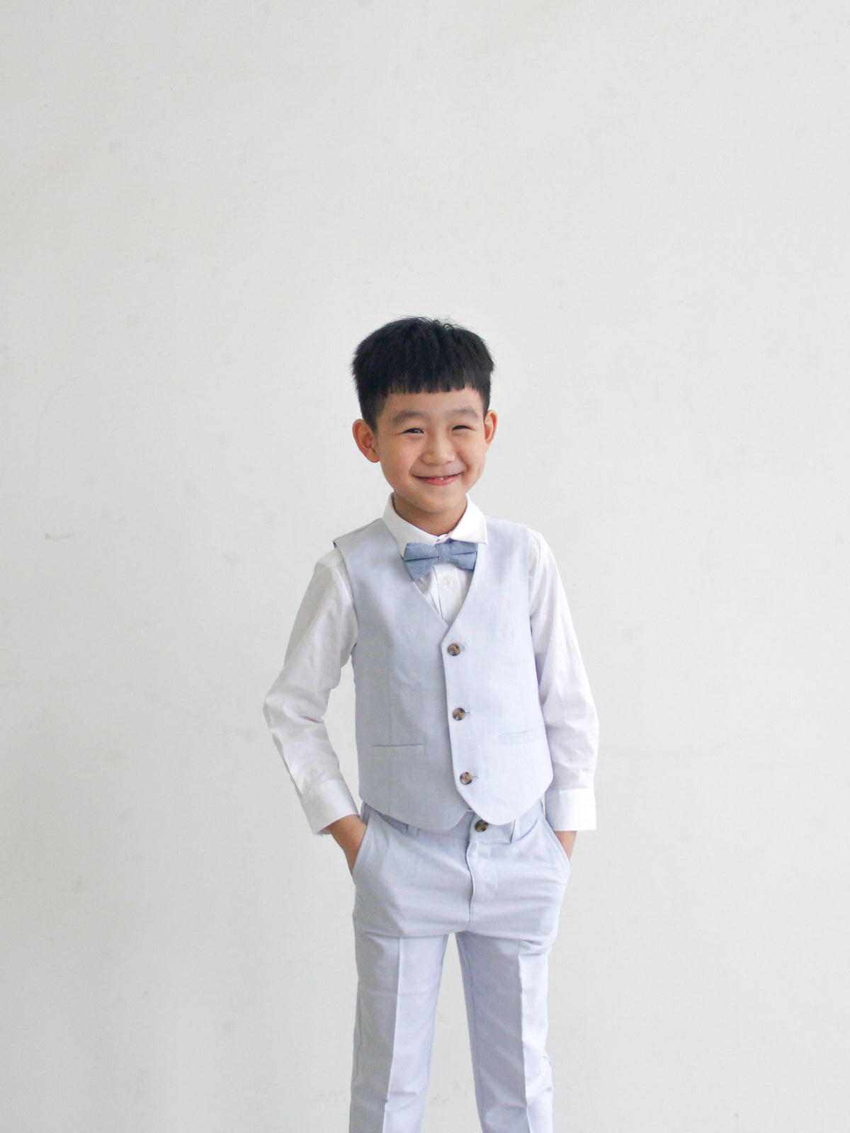 Ollie Light Blue Vest Suit