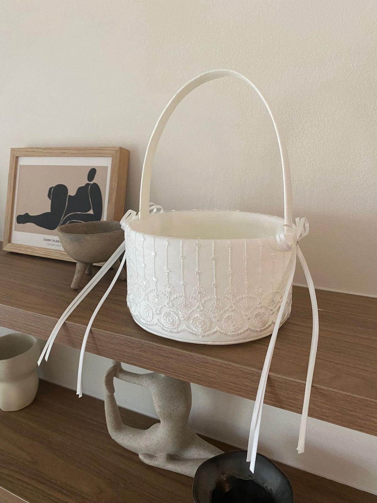 Phyllis Flower Girl Basket