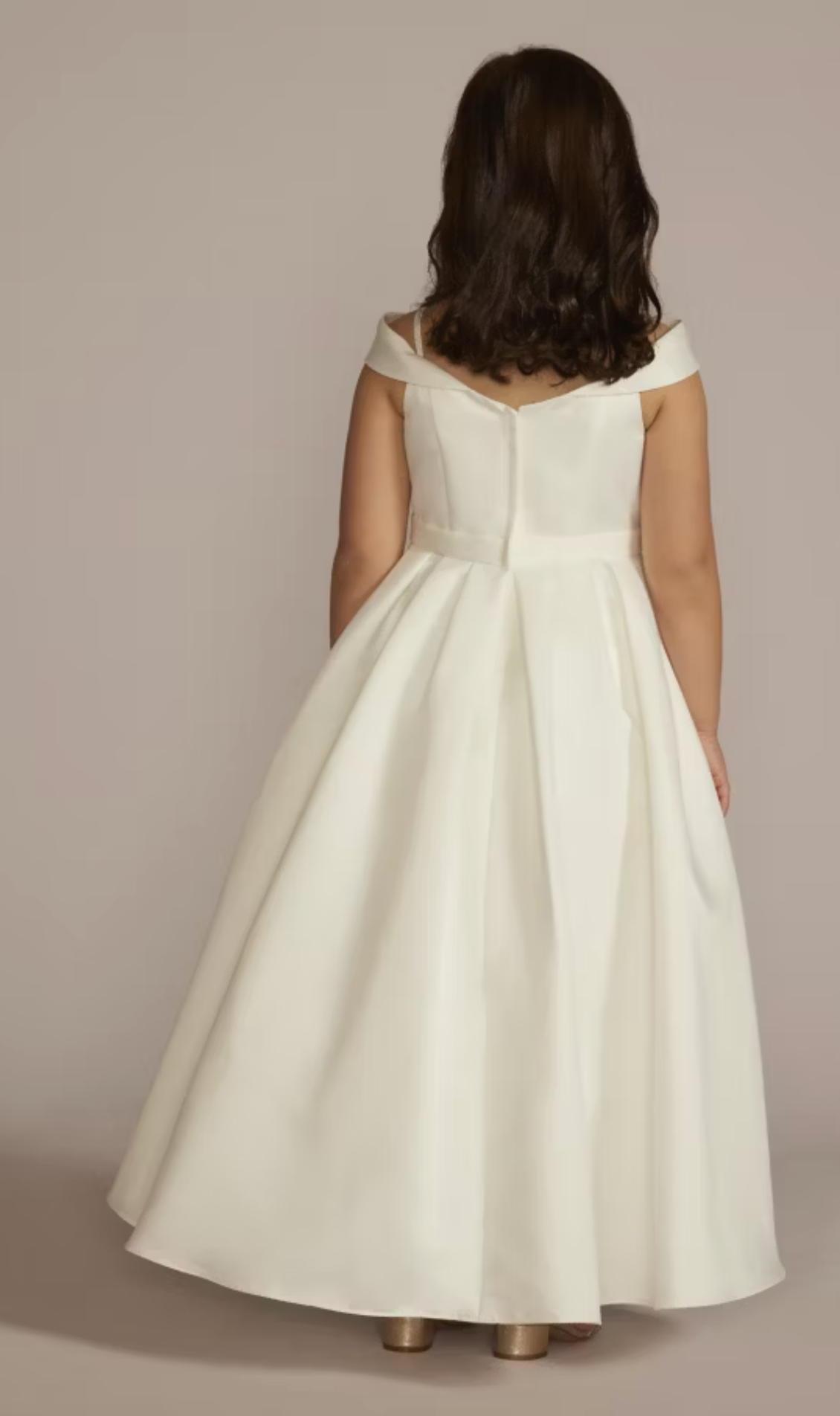 Galina Off Shoulder White Gown