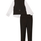 Vance Black Vest Suit