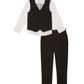 Vance Black Vest Suit