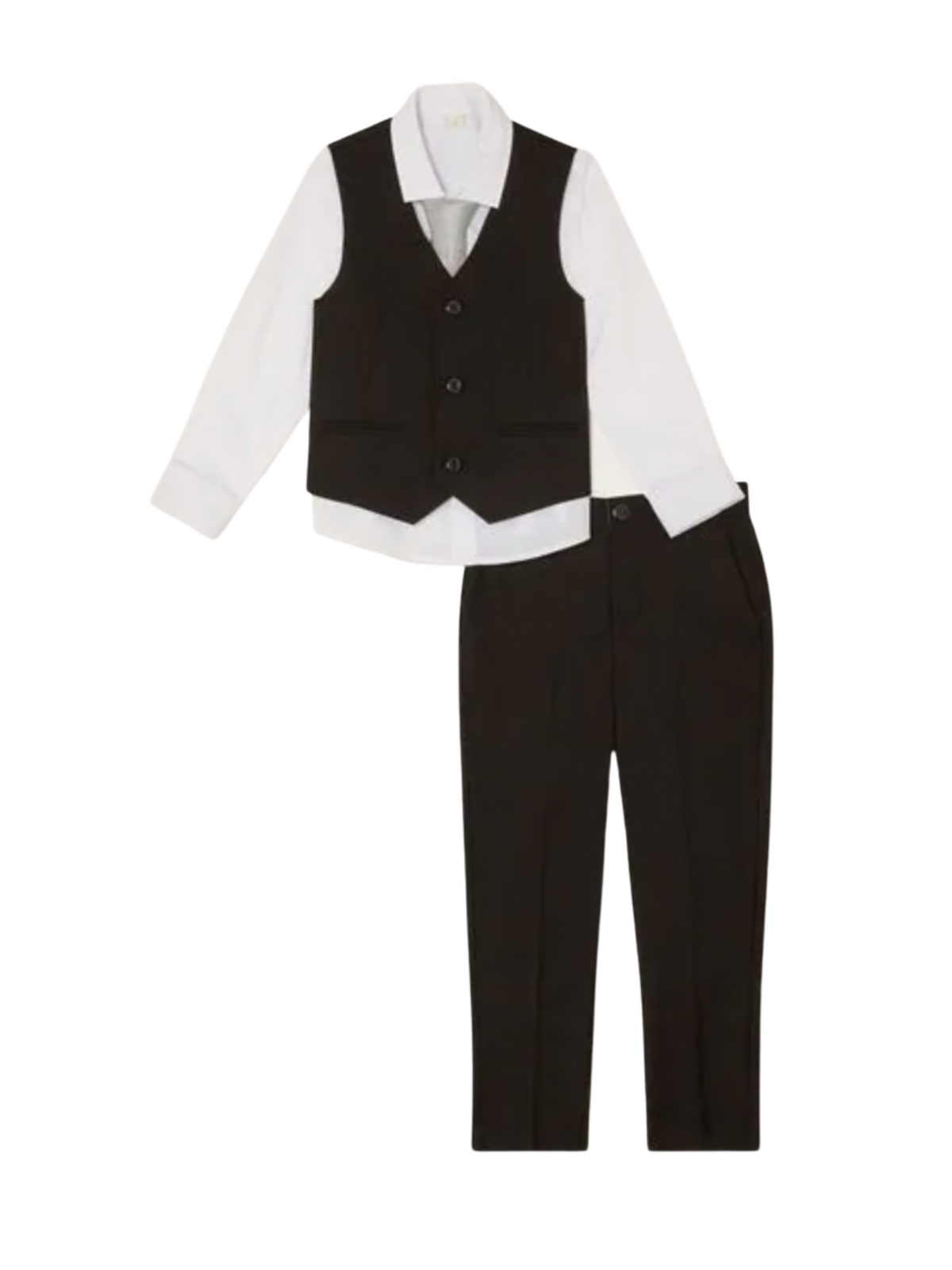 Vance Black Vest Suit