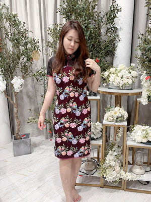 Xian Maroon Cheongsam (Loved)