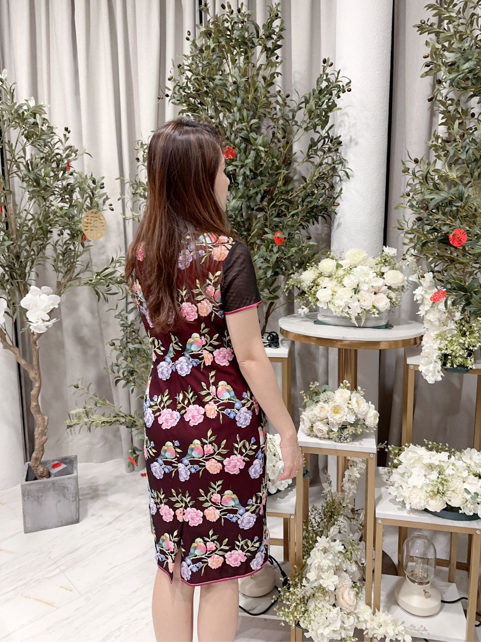 Xian Maroon Cheongsam (Loved)