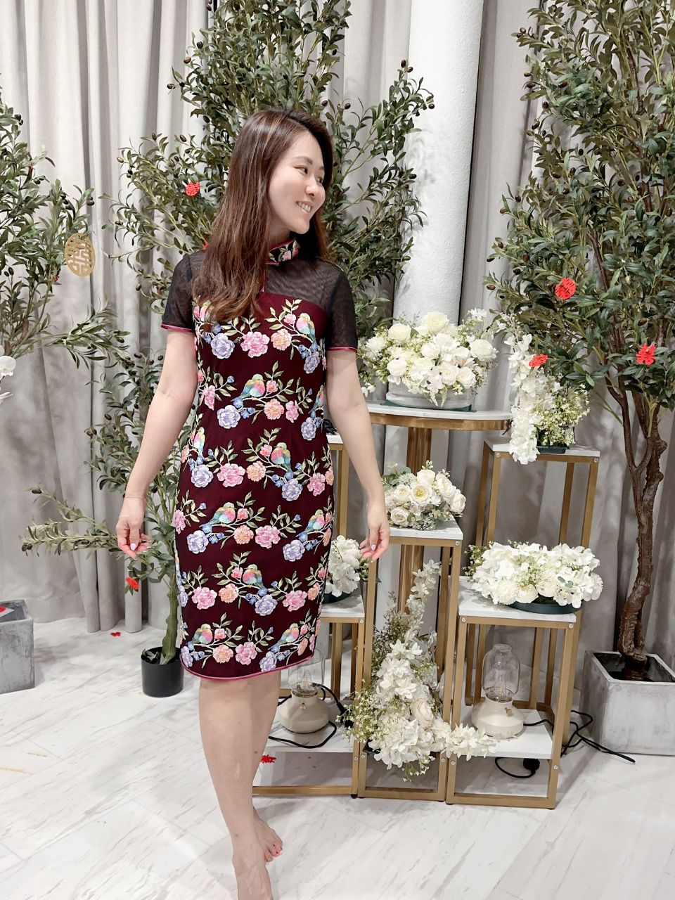 Xian Maroon Cheongsam (Loved)
