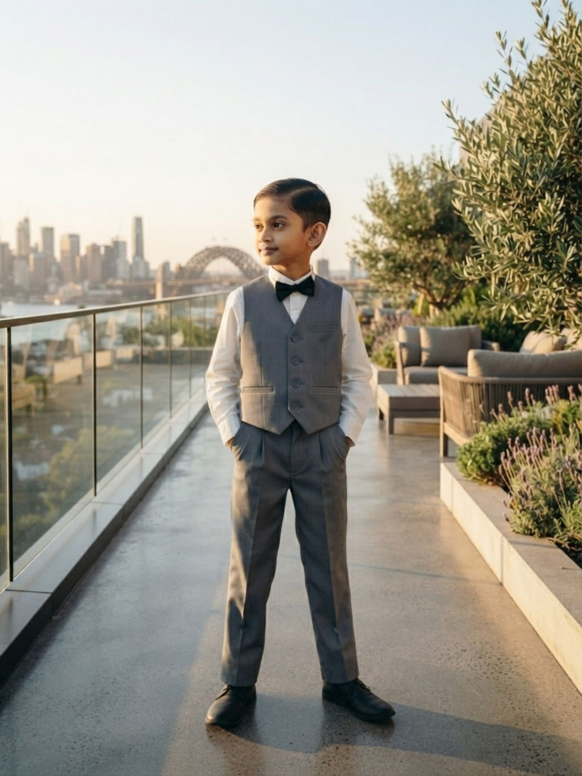 Yardley Grey Blazer Vest Suit (Loved)