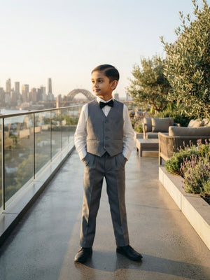 Yardley Grey Blazer Vest Suit (Loved)