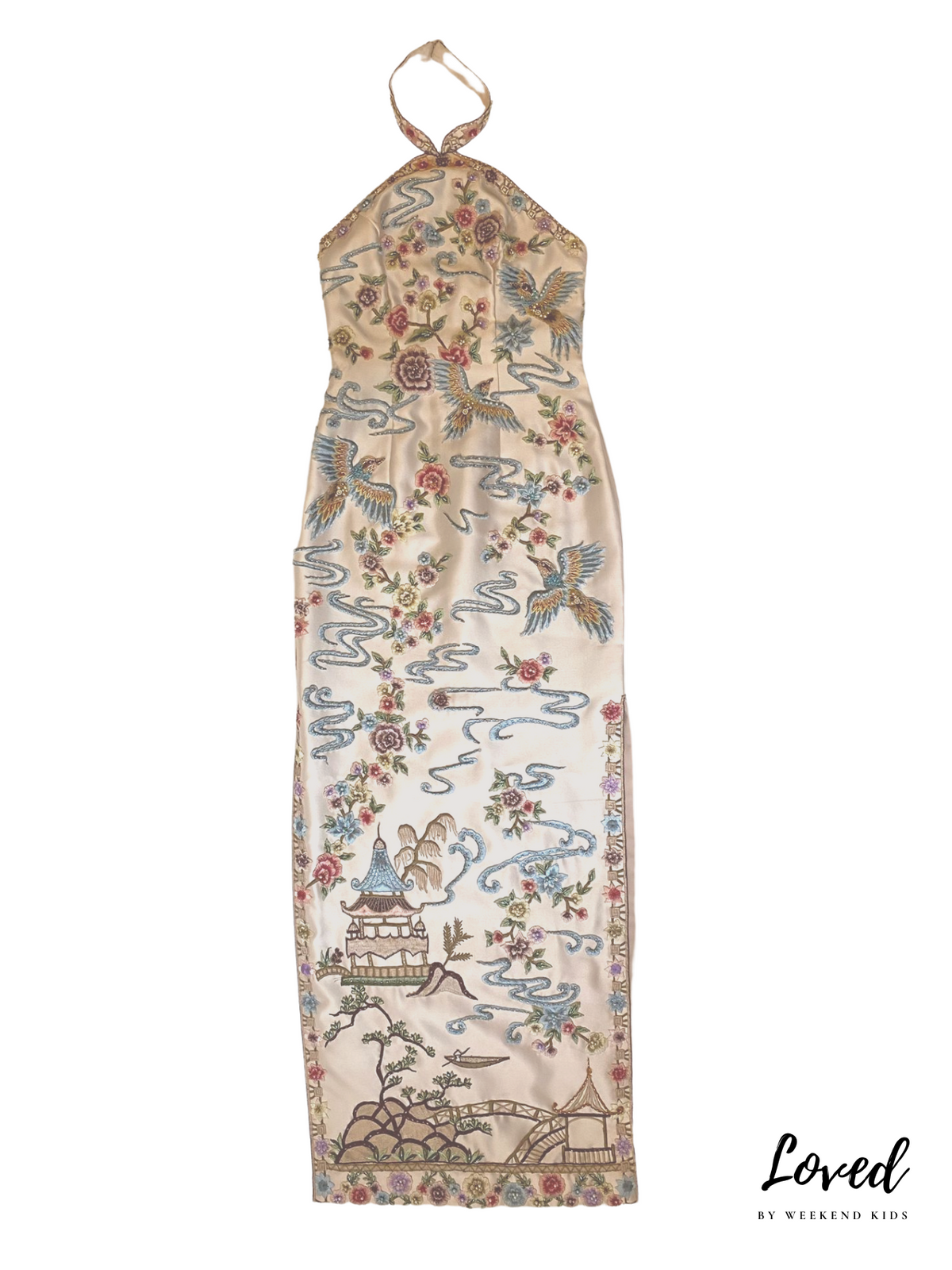 Yuli Halter Cheongsam Gown (Loved)