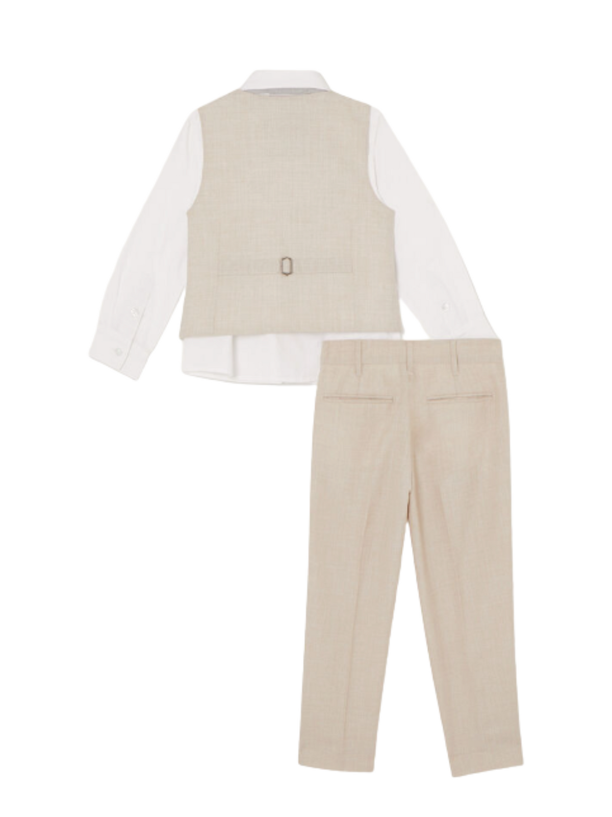 Zacharie Beige Vest Suit