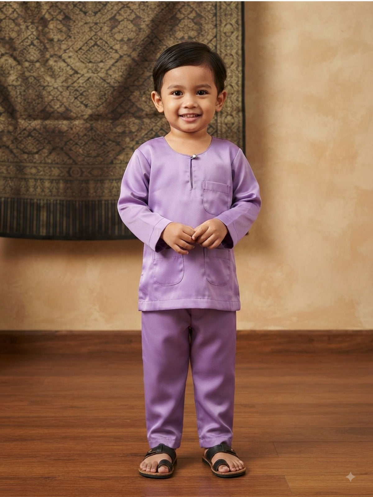 Zaim Lilac Malay Costume (Loved)