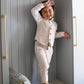 Silas Beige Vest Suit