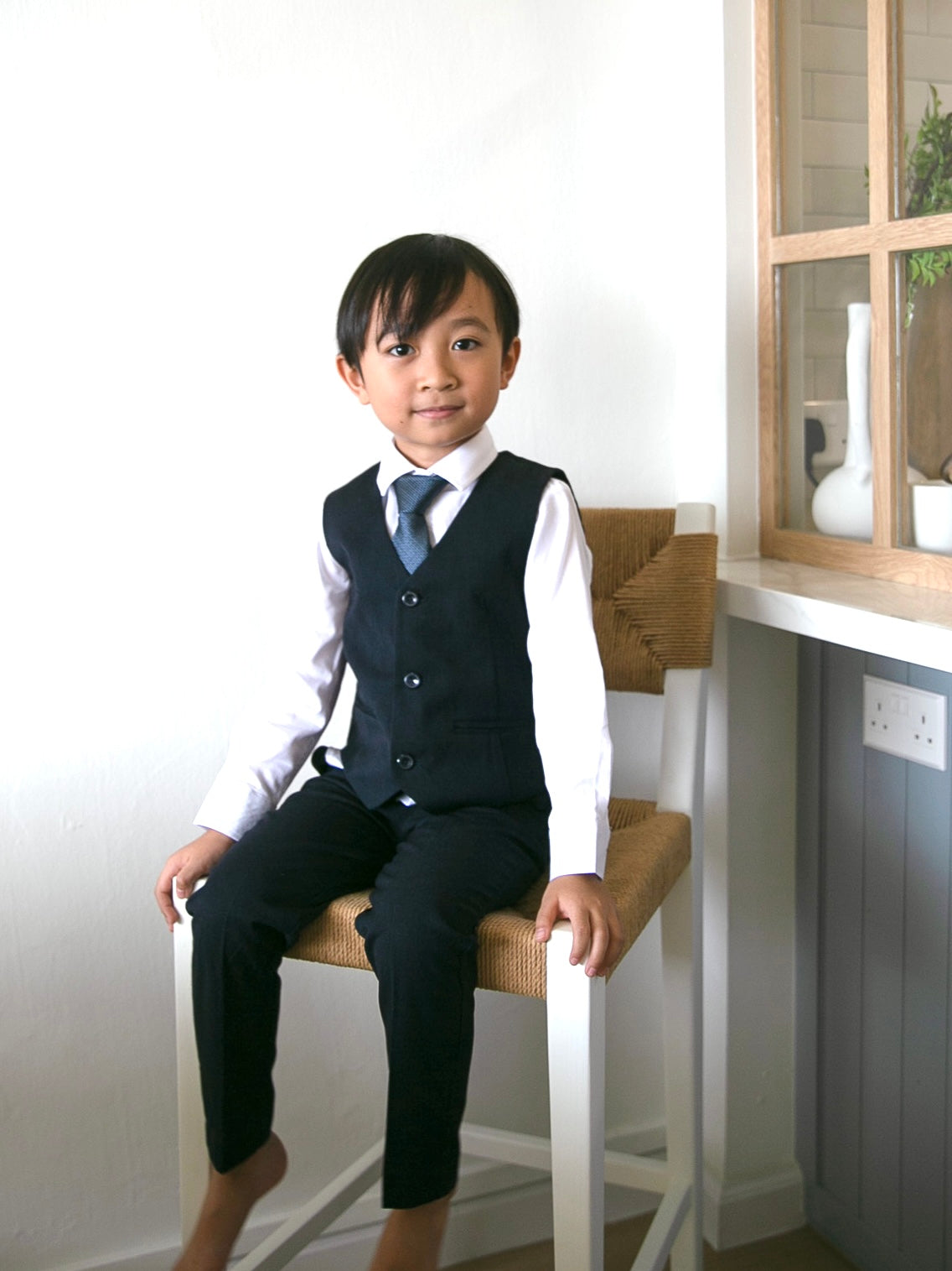 Quinlan Navy Vest Suit